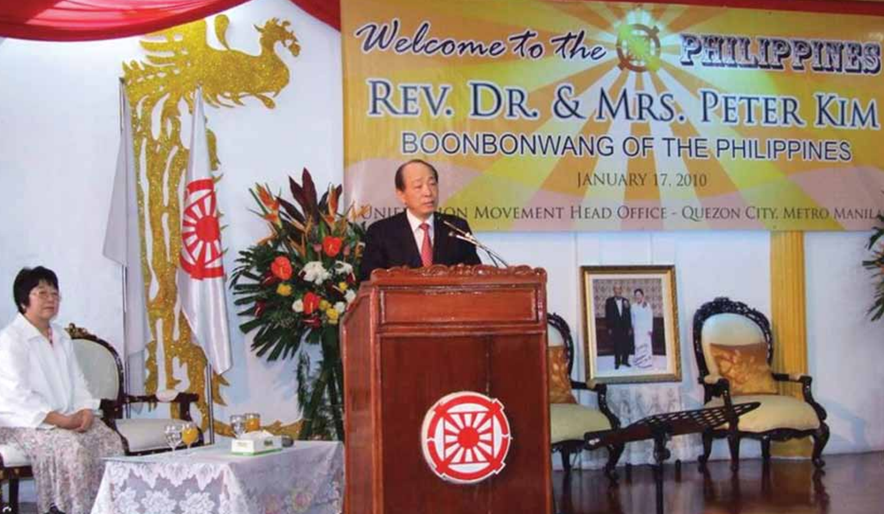 Visit of Rev. Peter Kim and welcome gatherings at headquarters