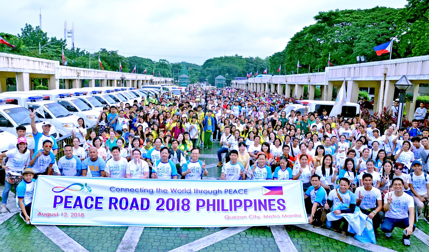 Peace Road cycling event promoting peace and unity
